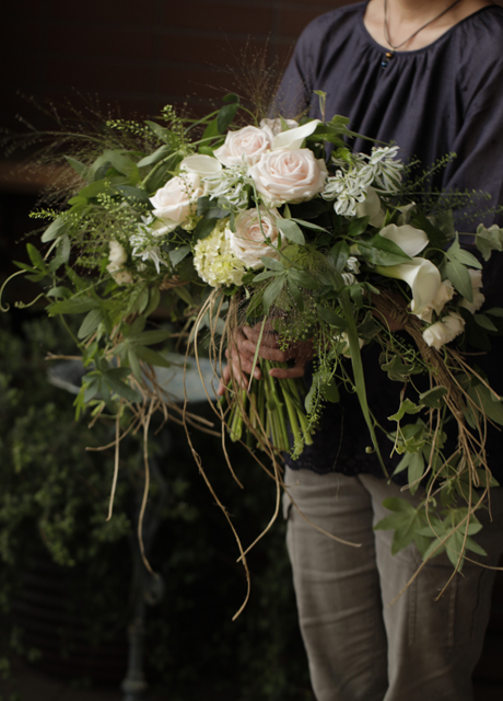 How to make wedding bouquets フラワーアレンジメントスクール Bremen Flower Japan